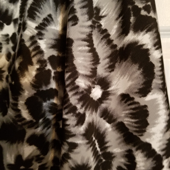 Cato black and gray fully lined ankle length pull on skirt - Picture 5 of 8